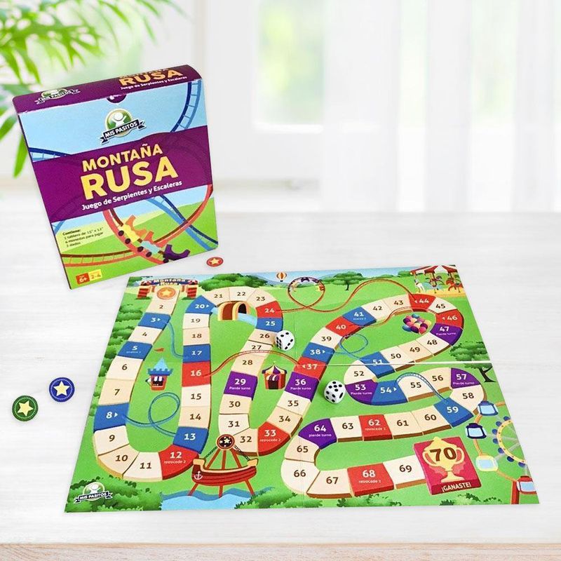 Juego De Mesa Montaña Rusa - Mis Pasitos