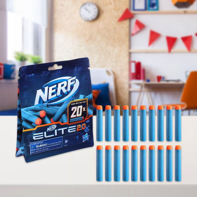 Refill De Lanzadores Para Nerf Elite 2.0 20 Unidades - Nerf