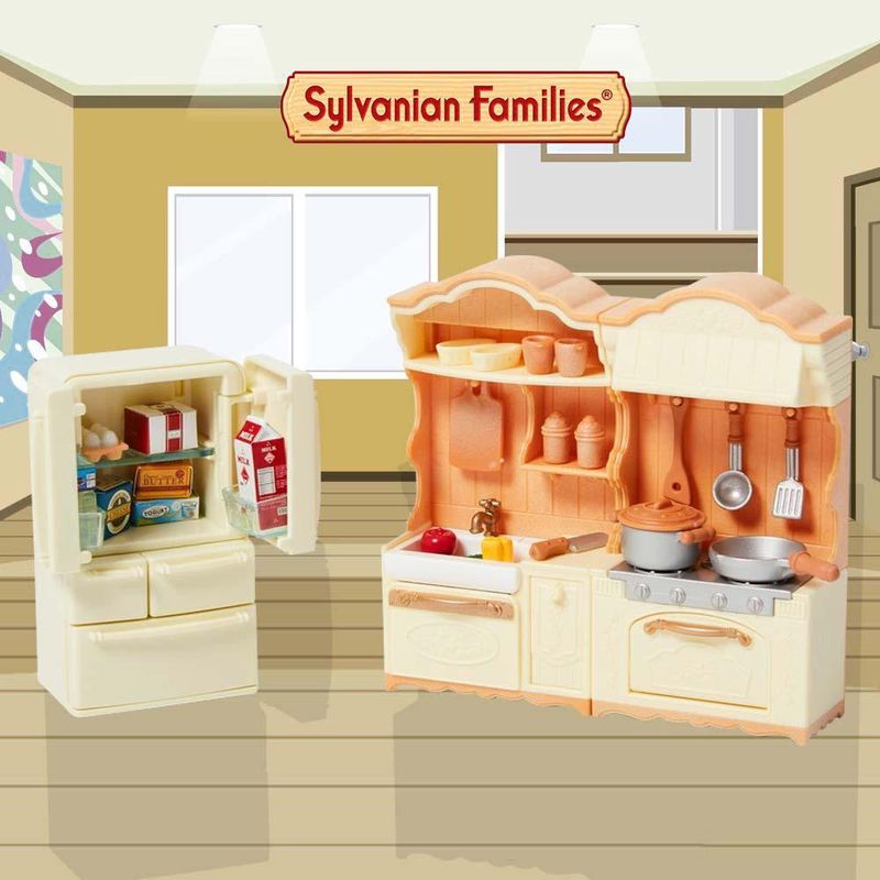 Set De Cocina Para Mini Muñecas - Sylvanian Families