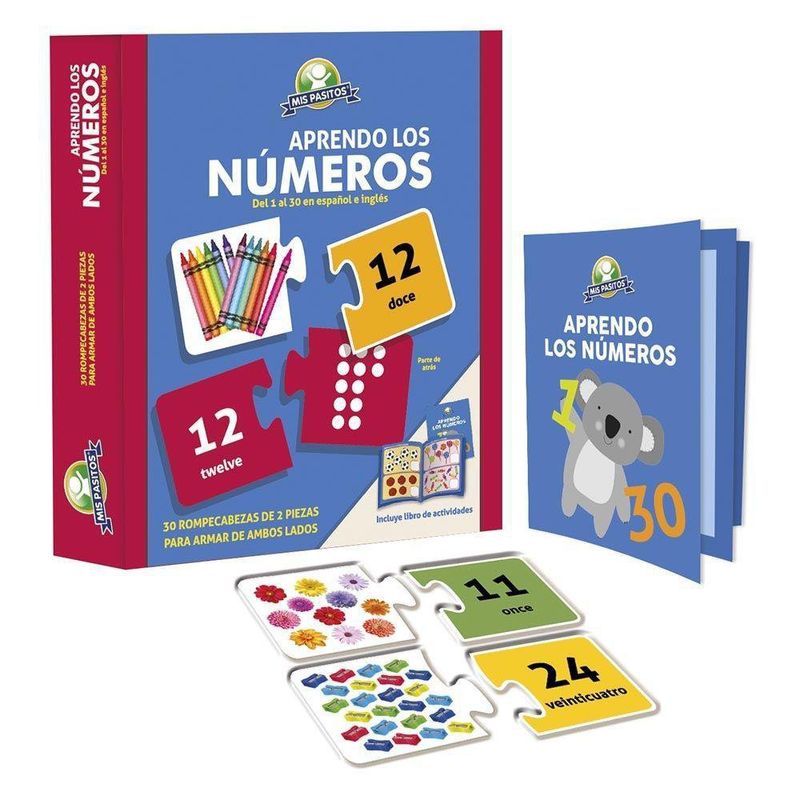 Rompecabezas Aprendo Los Numeros 28 Pz - Mis Pasitos