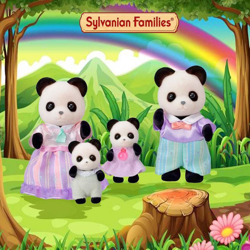 Familia Panda Pookie - Sylvanian Families