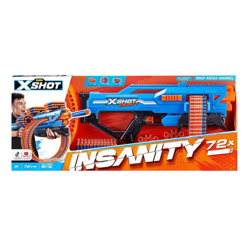 Xshot Insanity Mega Barril - Zuru