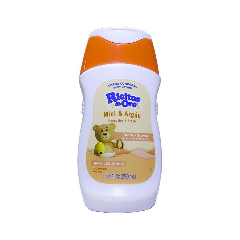 Crema Miel Y Argán 250 Ml - Ricitos De Oro