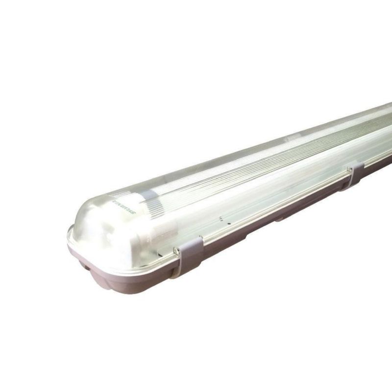 Lámpara Hermética Con Tubo Led De Vidrio 2X18 W - Gte Sylvania