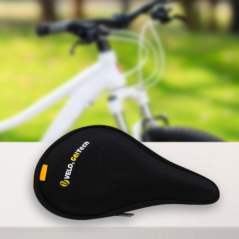 Forro Protector Silla Bicicleta Easy Funda Sillin Con Gel Negro