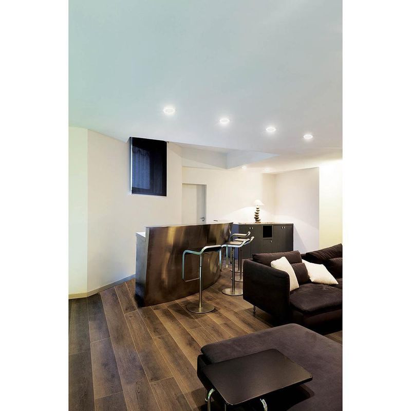 Lámpara LED Redonda Empotrable Luz Cálida 6 W - Volteck