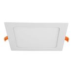 Lámpara LED Cuadrada Empotrable Luz Cálida 12 W - Volteck