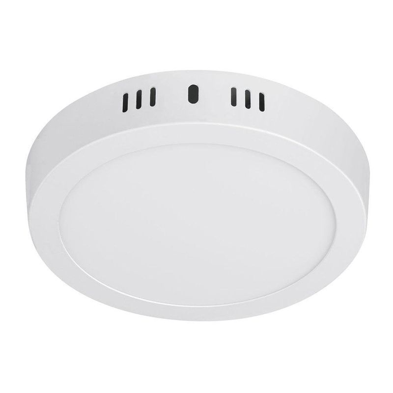 Lámpara Tipo Plafón LED Redonda Luz Cálida 12 W - Volteck
