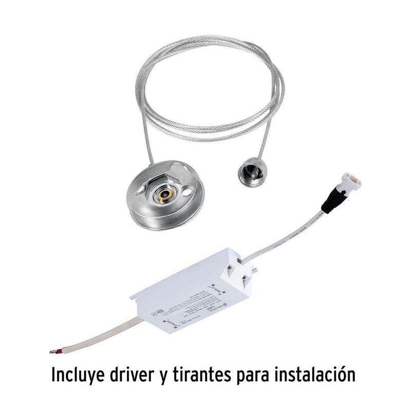 Panel LED Colgante Cuadrado Luz Neutra 45 W - Volteck