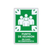 Rótulo Punto Re Reunión 30x45 Cm - Sigo