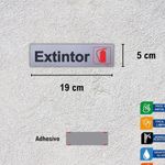 Rótulo Extintor 19x5 Cm - Sigo