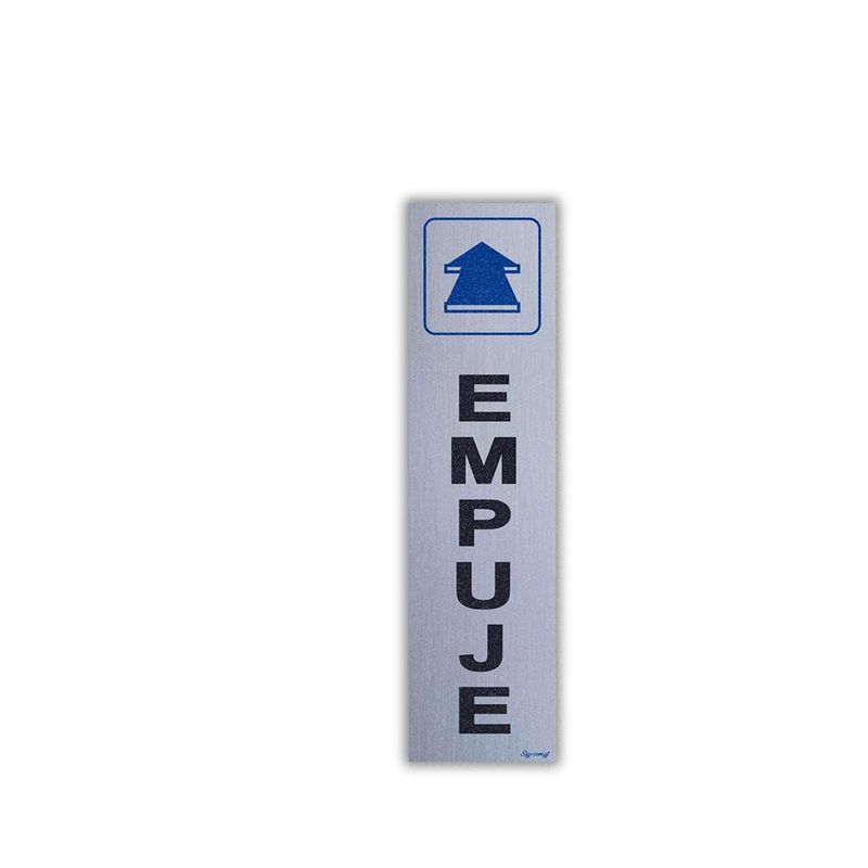 Rótulo Empuje Vertical 5x19 Cm - Sigo