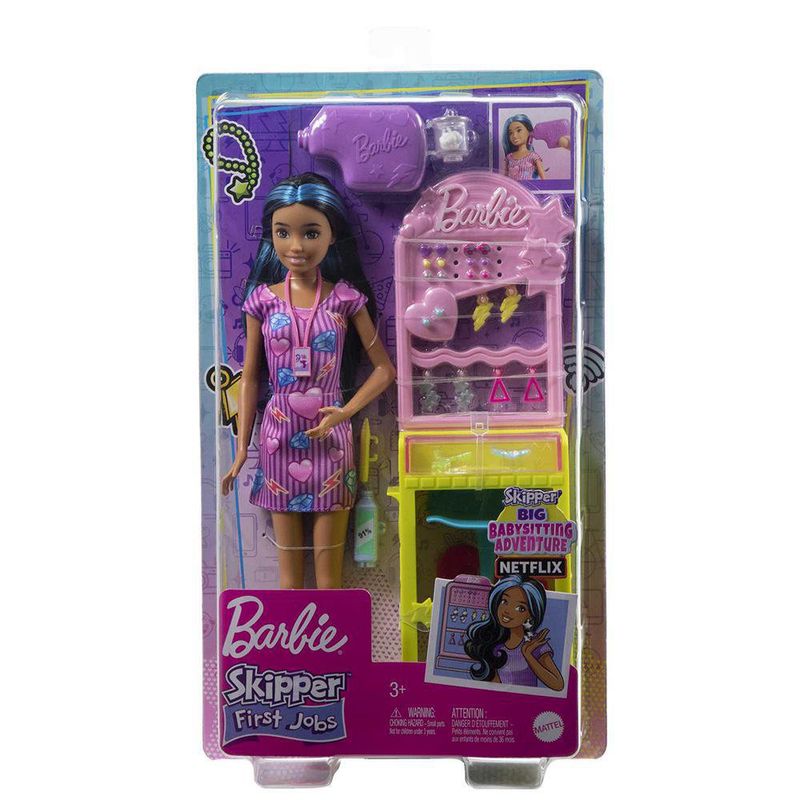  BARBIE, Set de Juego Estilista y Armario con Accesorios, Juguetes  para Niñas, Edad 3 Años en Adelante 