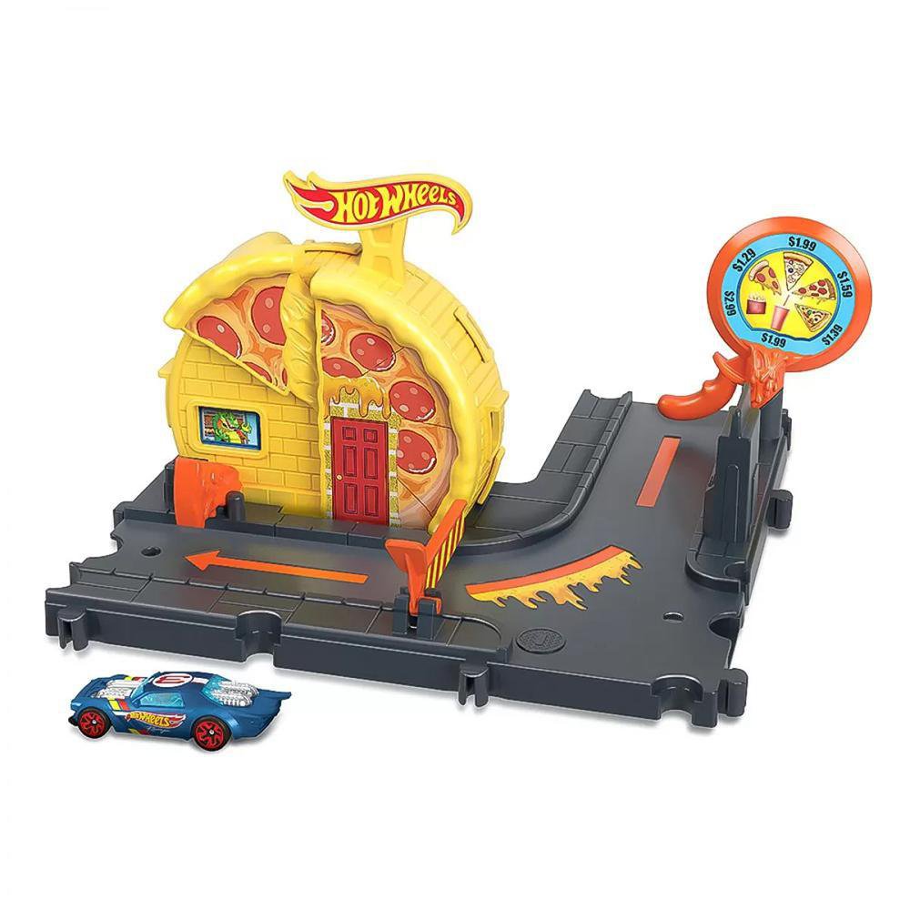 Pista de Auto Hot Wheels City Tienda de Hamburguesas HOT WHEELS