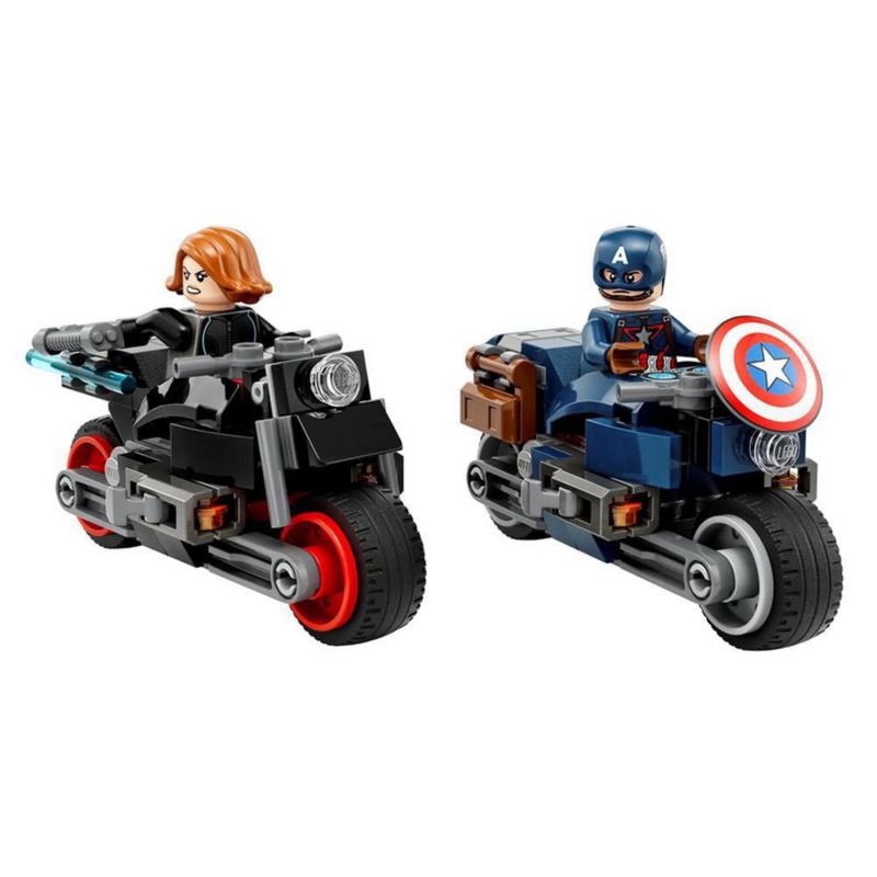 Motos De Viuda Negra Y Capitán América 130 Pzas - Lego