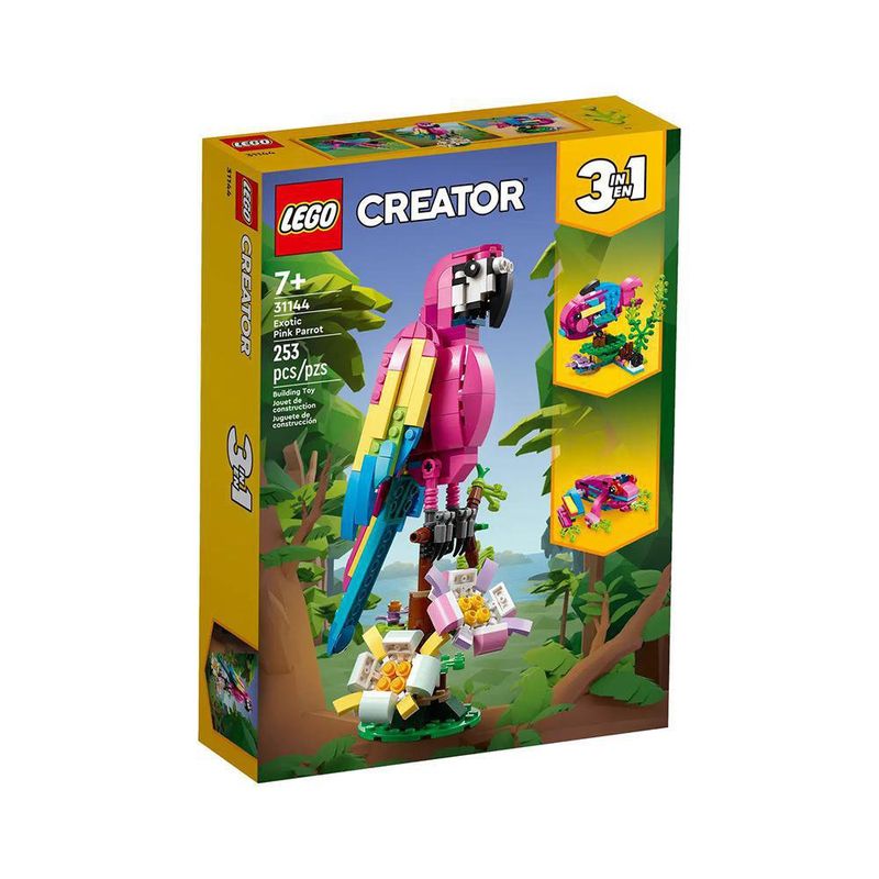 Loro Rosa Exótico 253 Pzas - Lego