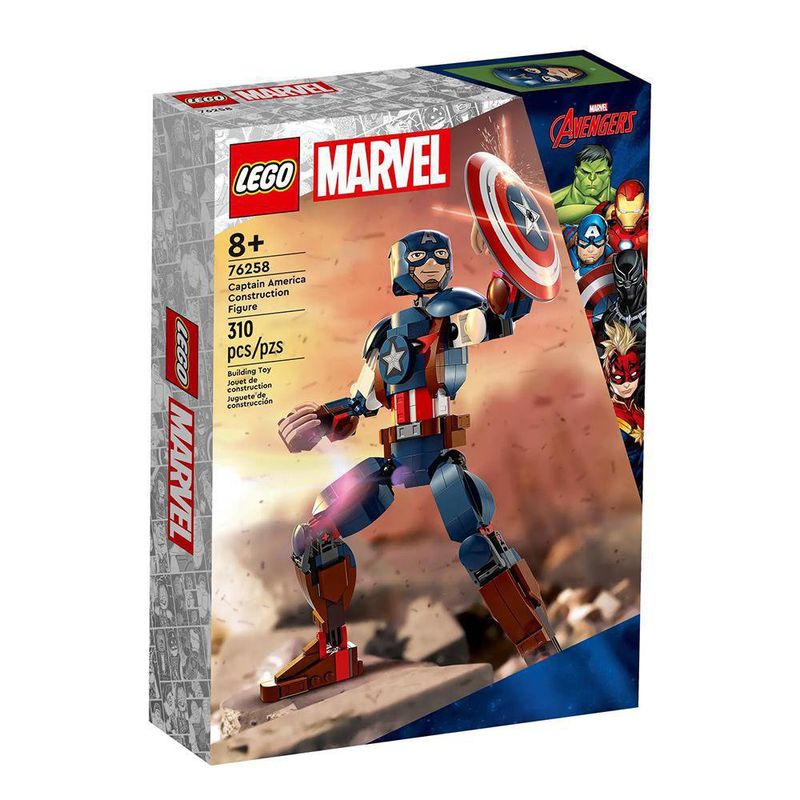 Figura Para Construir Capitán América 310 Pzas - Lego