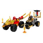 Batalla En Coche Y Moto De Kai Y Ras Ninjago 103 Pzas - Lego