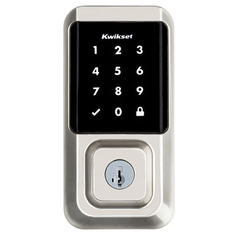 Cerrojo Electrónico Código Y Llave Nickel Halo - Kwikset