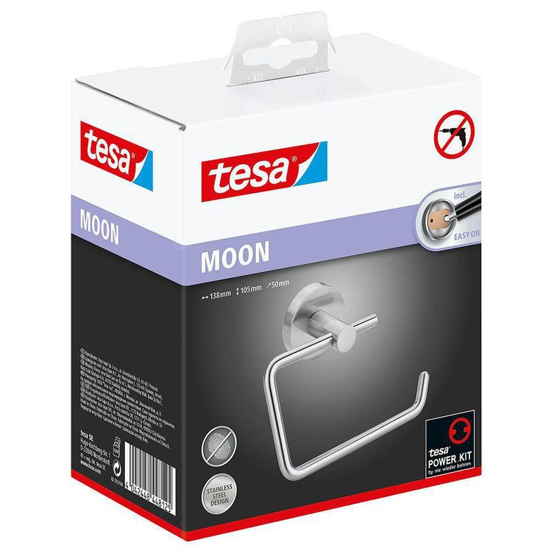 Porta Rollo De Papel Higiénico Adhesivo Moon - Tesa