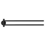 Toallero De Barra Adhesivo 2 Brazos Moon Black - Tesa