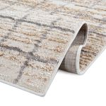 Combo Alfombra Salamanca Cuadros 133x190+57X110 Cm - Viva