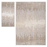 Combo Alfombra Salamanca Líneas 133x190+57X110 Cm - Viva
