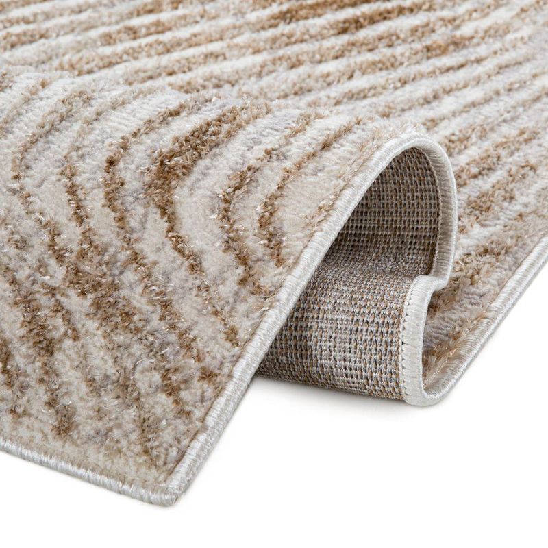 Combo Alfombra Salamanca Ondulada 133x190+57X110 Cm - Viva
