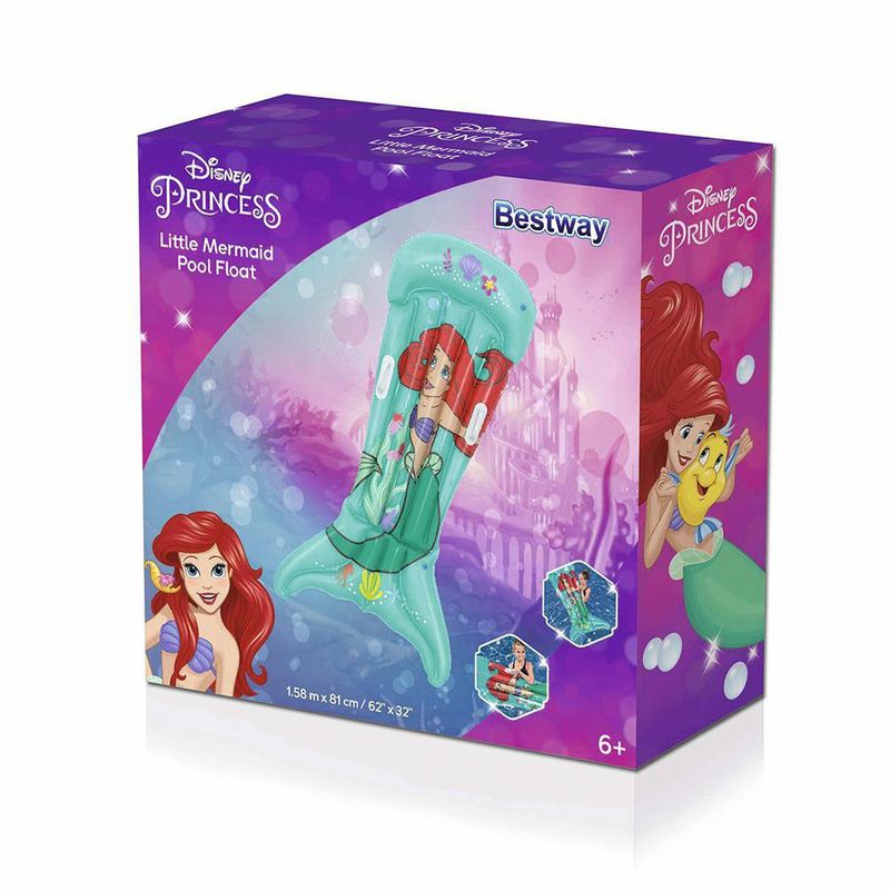 Cama Inflable para Piscina Diseño Sirenita 158x81 Cm - Bestway