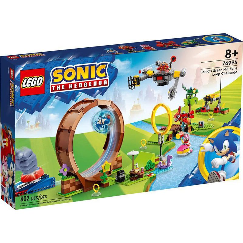 Sonic Desafío Del Looping De Green Hill 802 Pzas - Lego