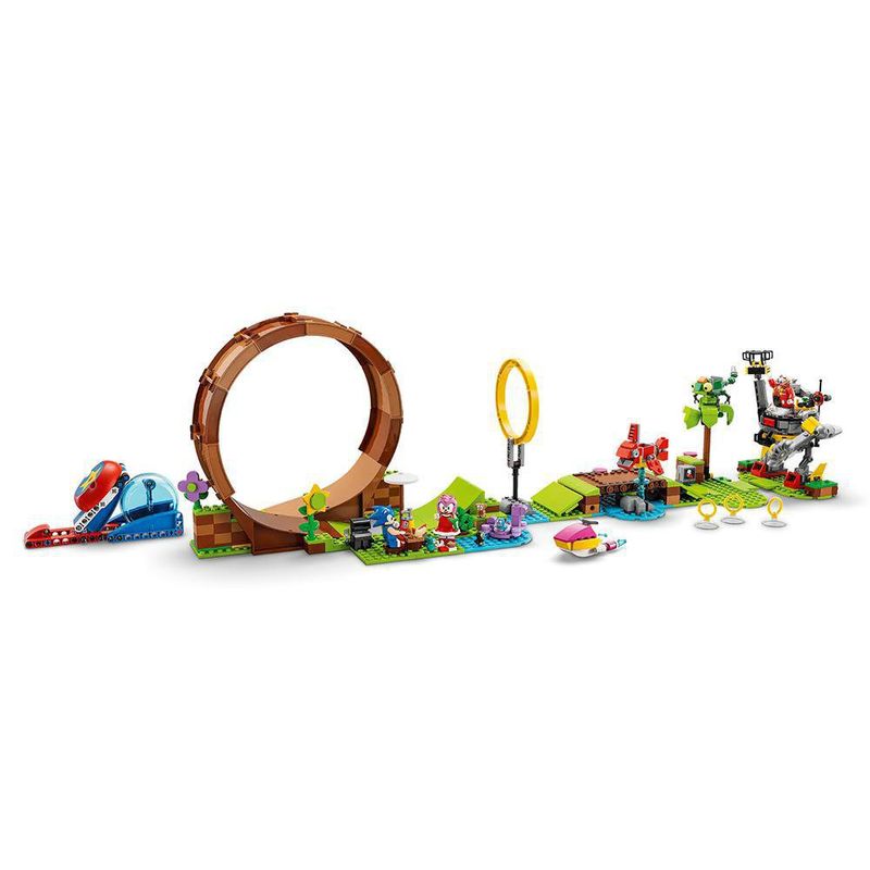 Sonic Desafío Del Looping De Green Hill 802 Pzas - Lego