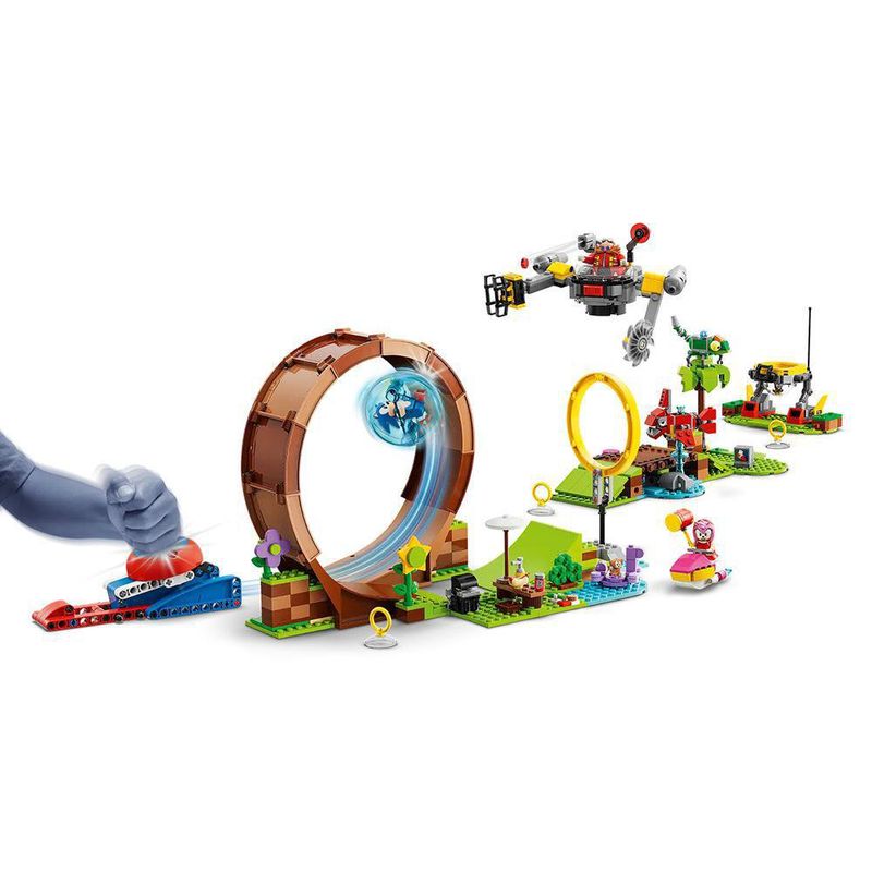 Sonic Desafío Del Looping De Green Hill 802 Pzas - Lego