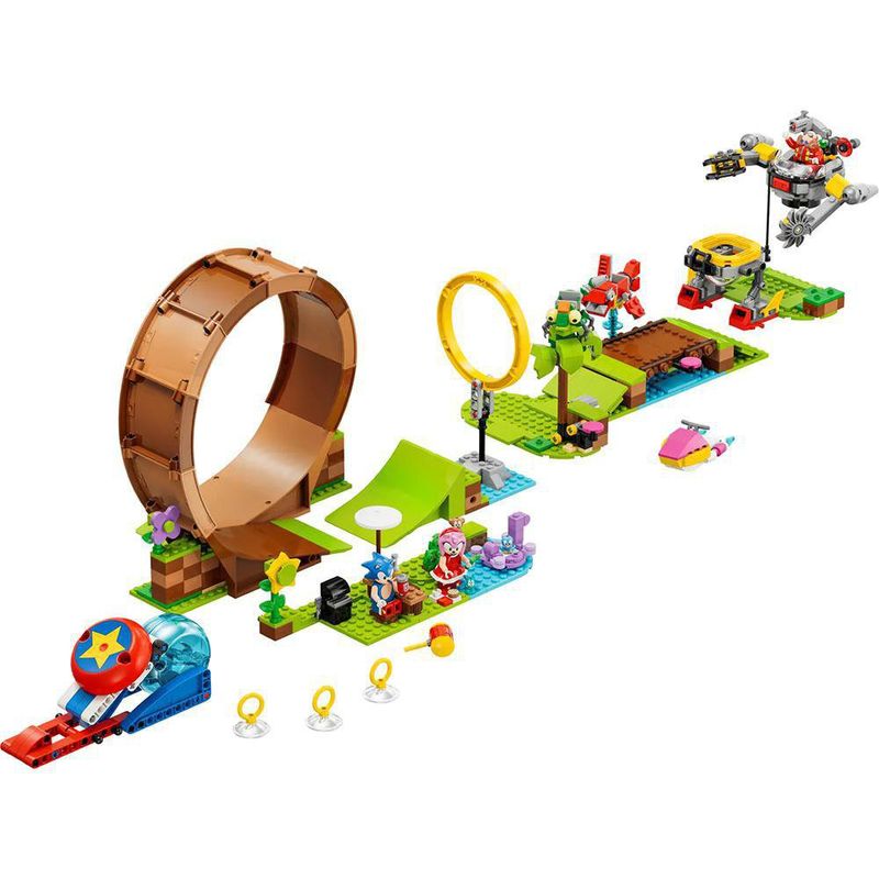 Sonic Desafío Del Looping De Green Hill 802 Pzas - Lego