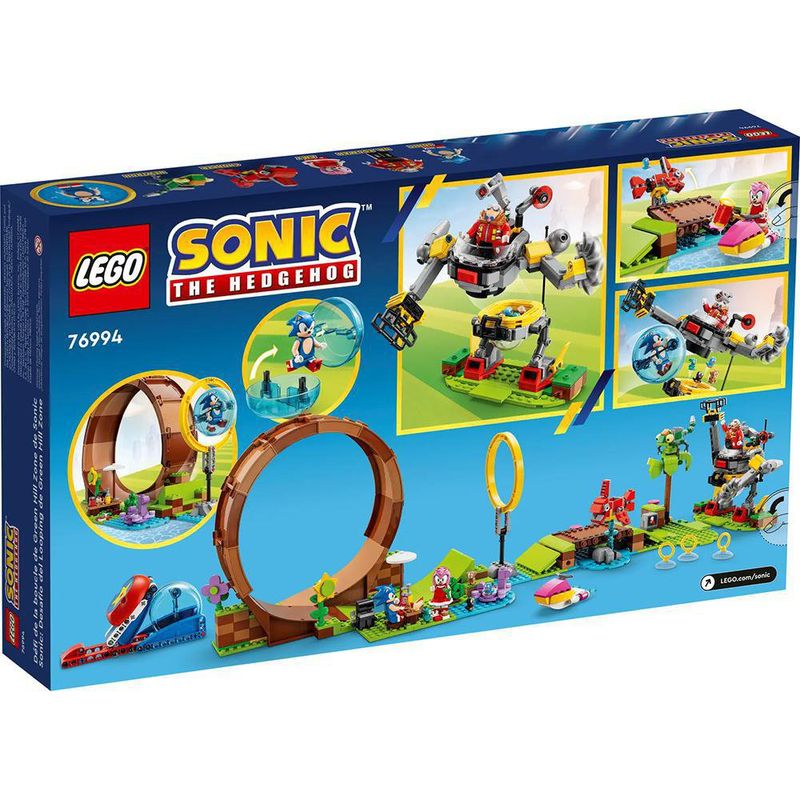 Sonic Desafío Del Looping De Green Hill 802 Pzas - Lego