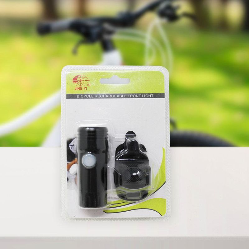 Luz Led Delantera Recargable Para Bicicleta Lider Bike Cemaco