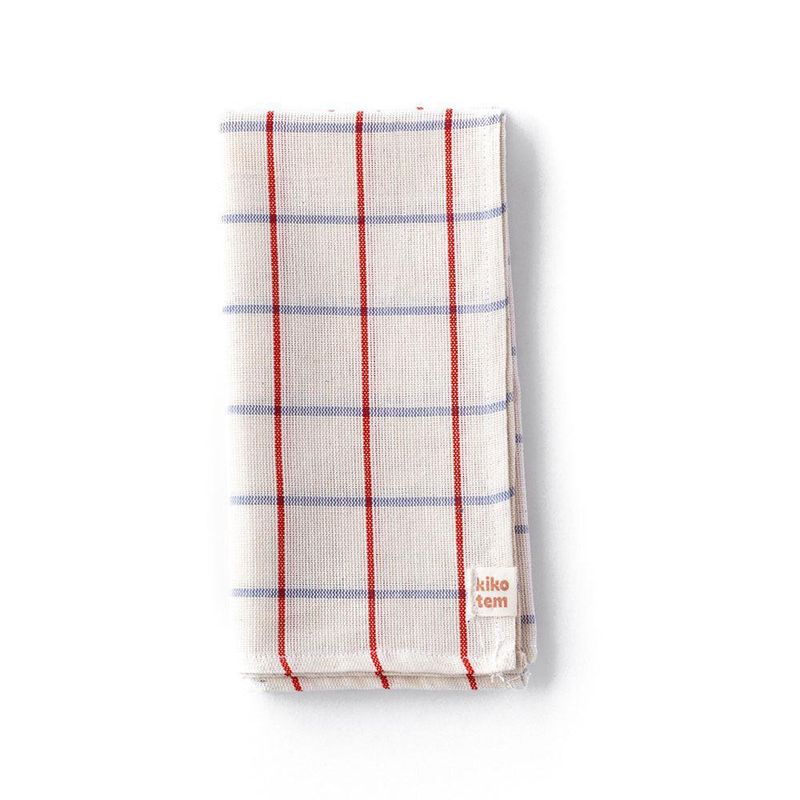 Set 4 Servilletas Naranja Y Azul 50X50 Cm - Kikotem