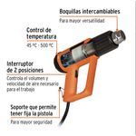 Pistola De Aire Caliente Profesional - Truper