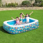 Piscina Inflable Estampado Flores 229x152x56 Cm - Bestway