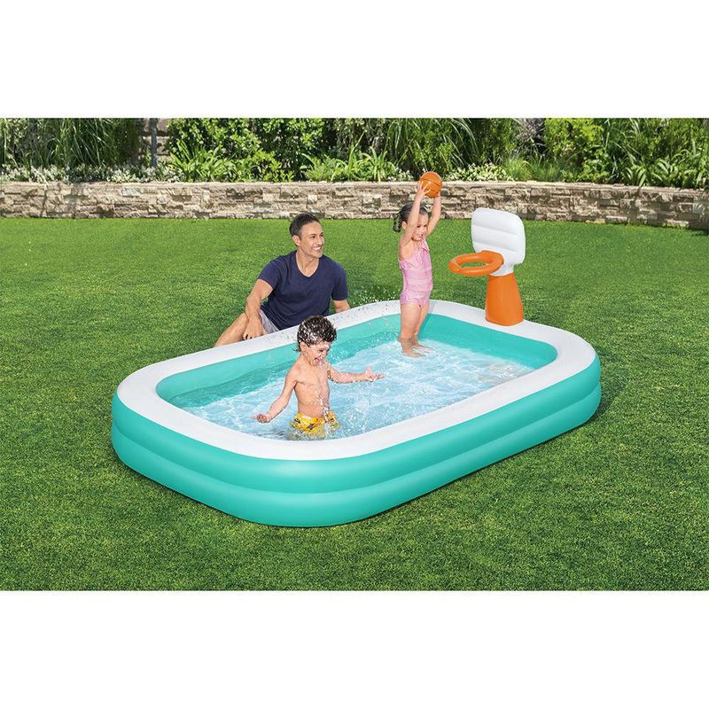 Piscina Inflable Con Canasta 2.51x1.68x1.02 M - Bestway