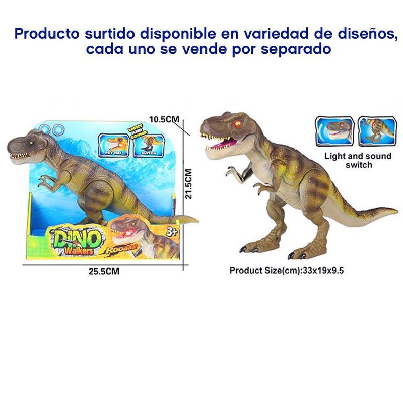 Dino Walkers Con Luces Diseños Surtidos - Koala Kids