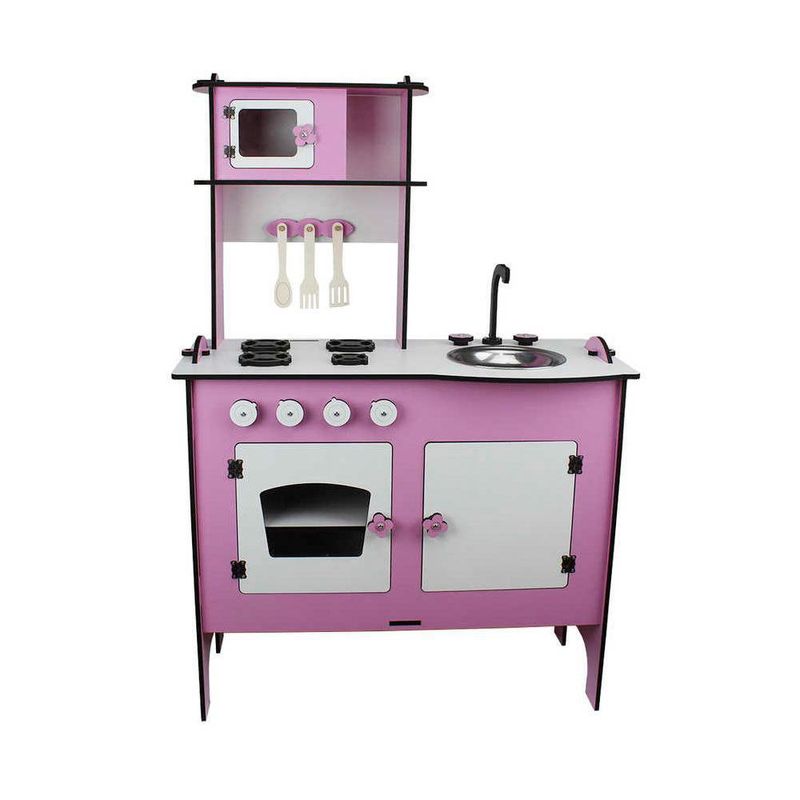 Cocina De Madera Rosa - Koala Kids