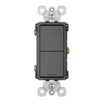 Interruptor Doble Negro 15A Radiant - Legrand