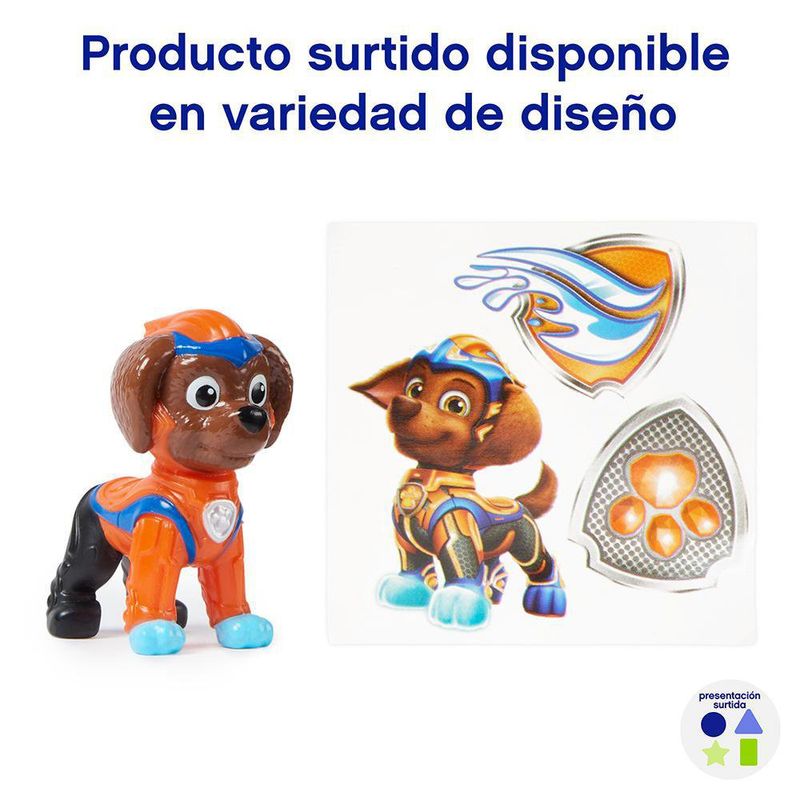 Figura Mighty Movie Pawket Diseño Surtido - Paw Patrol