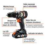 Combo De Rotomartillo Y Destornillador Inalámbricos 20 V - Truper Max