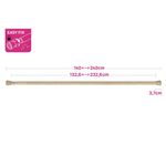 Galería De Tensión Fuji Madera Extensible De 140 - 240 Cm - Inspire