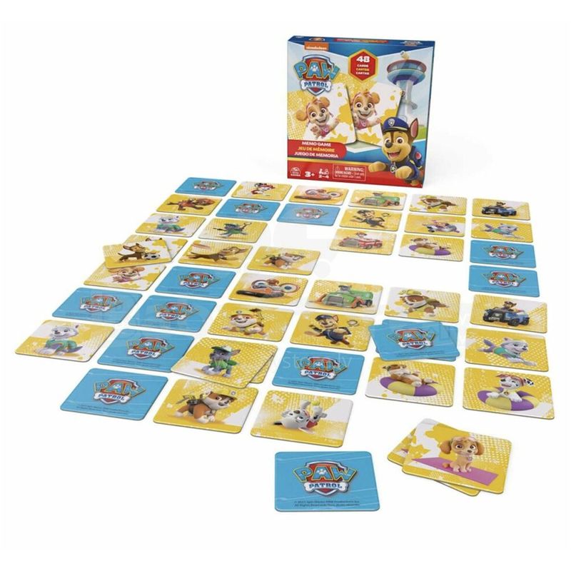 Juego De Memoria 48 Pzas Diseños Surtidos - Games Paw Patrol