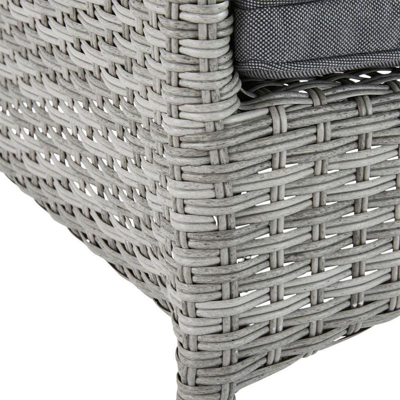 Silla Con Brazos Sion Gris Aluminio 75x55x84 Cm - Naterial