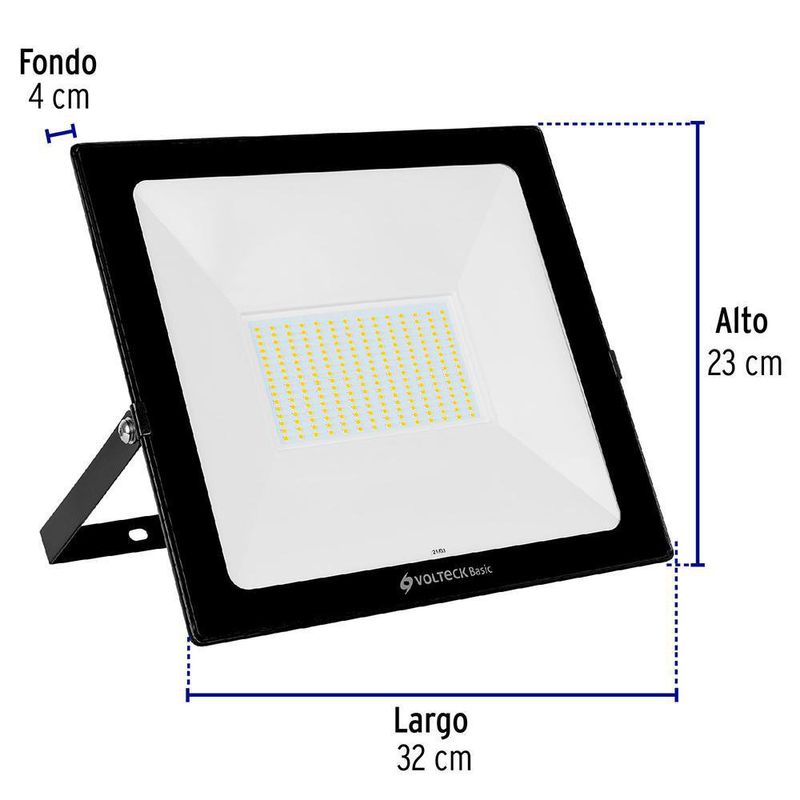 Reflector Ultra Delgado LED Luz Cálida 150 W – Volteck