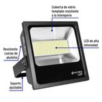 Reflector Delgado LED Luz Cálida 200 W - Volteck