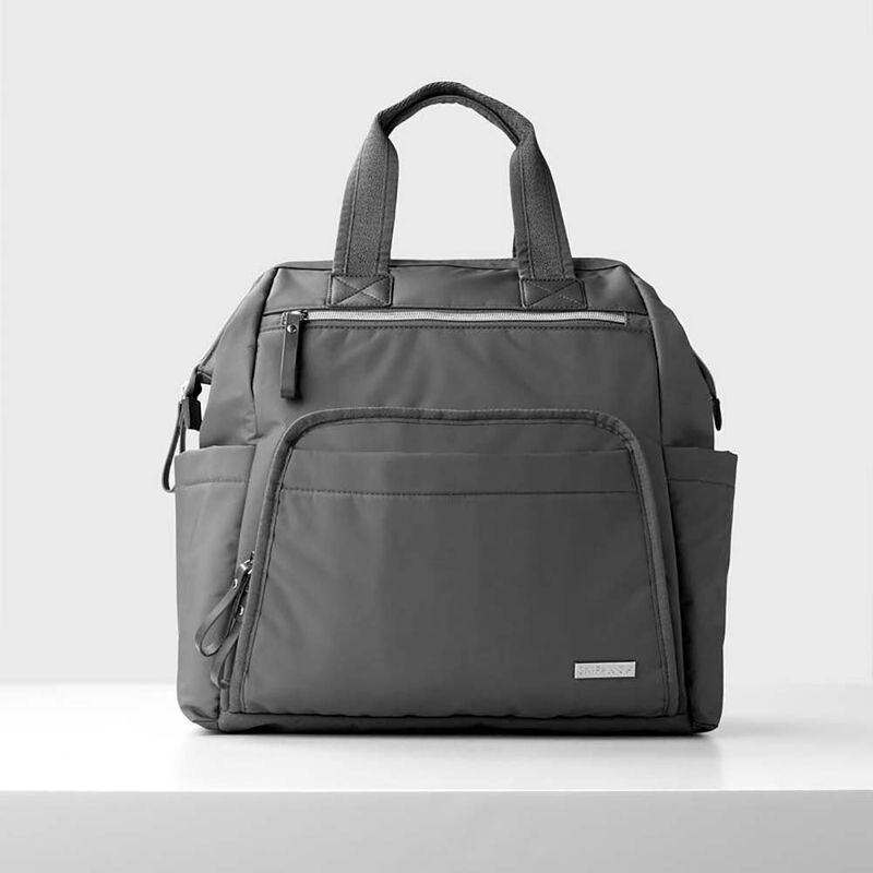 Pañalera Mochila Main Frame Gris - Skip Hop
